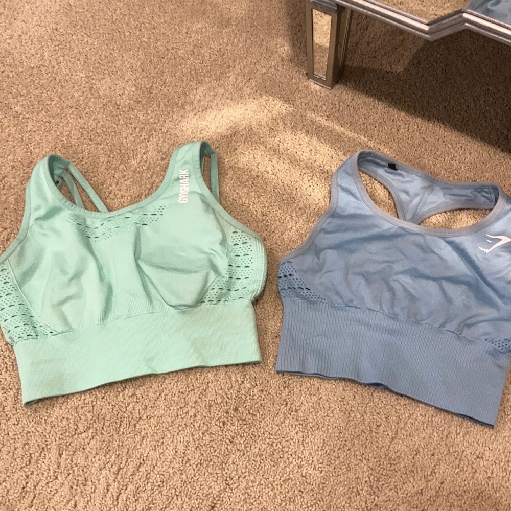 Two Gymshark sports bras size small